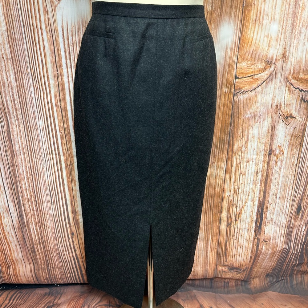 Harve Benard Vintage Wool Midi Pencil Skirt